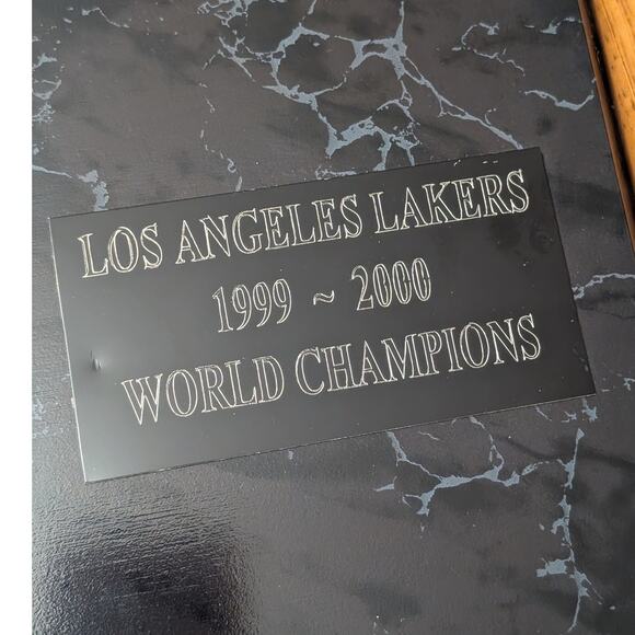 Los Angeles Lakers NBA Champions Limited Edition Plaque - Picture 5 of 11